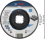 Bosch金屬結合劑研磨盤 125 mm X-Lock。